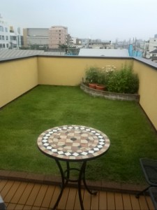 個人宅の屋上緑化（東京都）